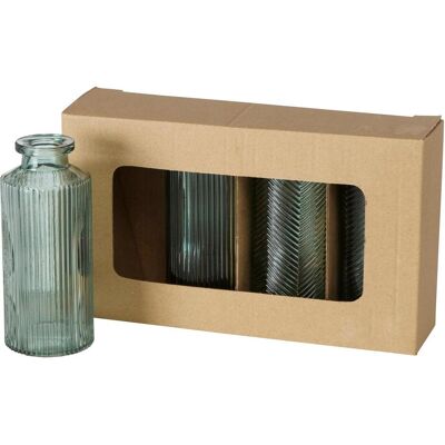 Boltze Home Vase - Salbeigrün - 14cm - 4er Set Boltze Home Vase - Salbeigrün - 14cm - 4er Set