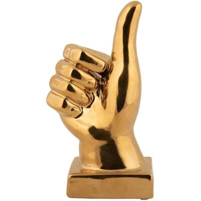 present time, Deko Figuren + Skulpturen, Aufsteller Statue Okay Gold present time, Deko Figuren + Skulpturen, Aufsteller Statue Okay Gold
