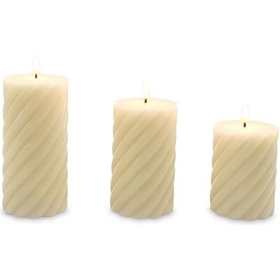 Relaxdays, LED Kerzen, 3x LED-Kerzen (3x) Relaxdays, LED Kerzen, 3x LED-Kerzen (3x)