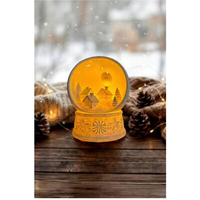 Hanah Home, Windlicht, Winter Globe Trinket (1x) Hanah Home, Windlicht, Winter Globe Trinket (1x)