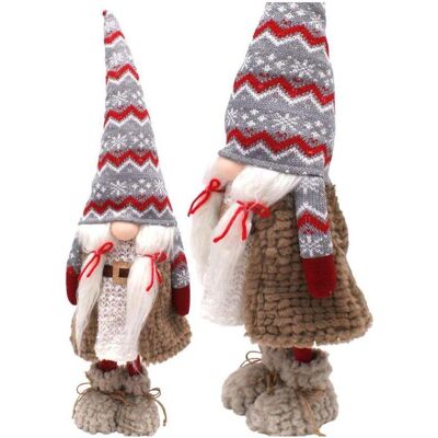 Saska Garden, Weihnachtsdeko, Zwerg mit Gürtel 17x10x59cm Saska Garden, Weihnachtsdeko, Zwerg mit Gürtel 17x10x59cm