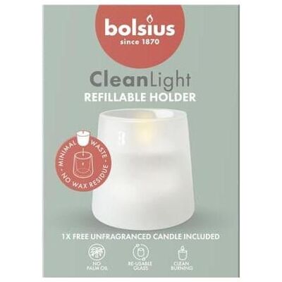Bolsius Bolsius Clean Light Nachfüllbarer Halter - Kerzenzubehör Bolsius Bolsius Clean Light Nachfüllbarer Halter - Kerzenzubehör