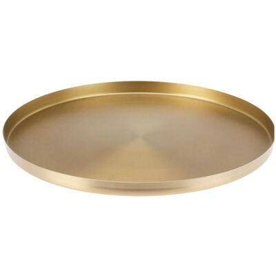 Vilde, Kerzenständer, Kerzenteller rund - goldfarben - ø ca. 30 cm Vilde, Kerzenständer, Kerzenteller rund - goldfarben - ø ca. 30 cm