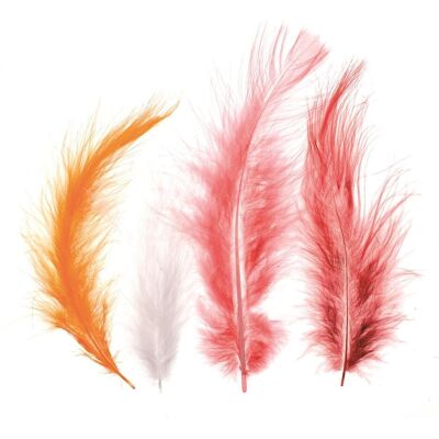 Glorex, Naturmaterialien, Marabufedern ca. 15St mix Glorex, Naturmaterialien, Marabufedern ca. 15St mix