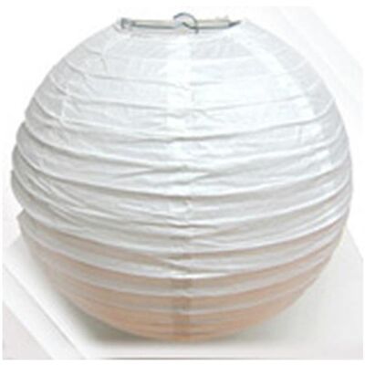 Rayher Lampions weiss Ø 20,0 cm 2 St. (2 Stk.) Rayher Lampions weiss Ø 20,0 cm 2 St. (2 Stk.)