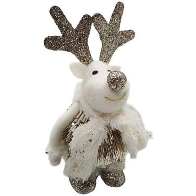 Christmas To, Weihnachtsdeko, Christmas decoration Deer, 22 cm (75043B) Christmas To, Weihnachtsdeko, Christmas decoration Deer, 22 cm (75043B)