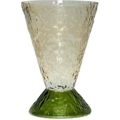 Hübsch, Vase, - Abyss Vase - Dark green Brown (1x, 3.50 l) Hübsch, Vase, - Abyss Vase - Dark green Brown (1x, 3.50 l)
