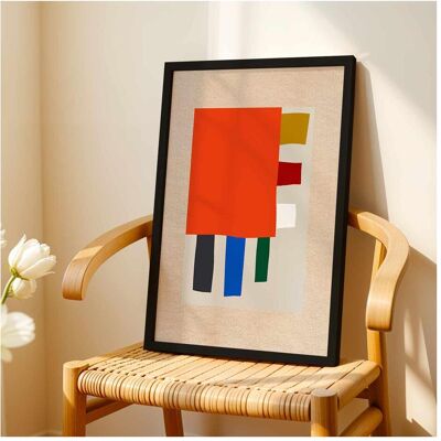 Wallxpert, Bilder, Linia Decorative Framed Canvas Painting (74 x 74 cm) Wallxpert, Bilder, Linia Decorative Framed Canvas Painting (74 x 74 cm)