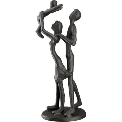 Gilde Familienglück - Eisen Familienfigur - Elegante Dekoration Gilde Familienglück - Eisen Familienfigur - Elegante Dekoration