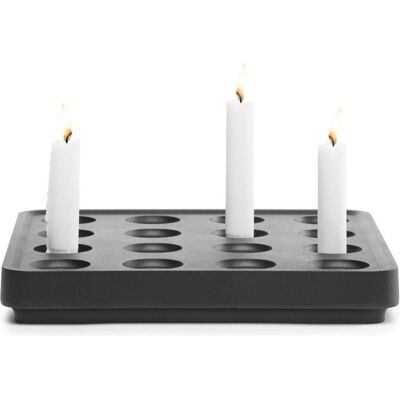 Born in Sweden, Kerzenständer, Stumpastaken Original 16-flammiger Kerzenhalter, Aluminium, Design Born in Sweden, Kerzenständer, Stumpastaken Original 16-flammiger Kerzenhalter, Aluminium, Design