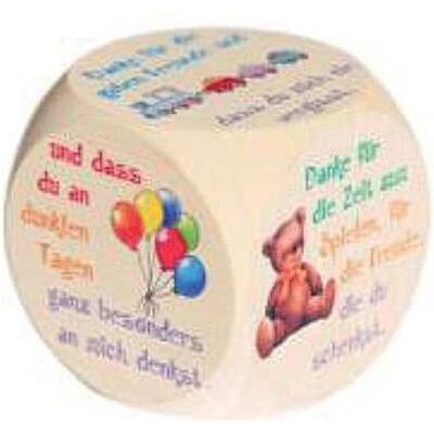 Josef Neumeyer, Deko Figuren + Skulpturen, Gebetswürfel Kindergebete mehrfarbig Josef Neumeyer, Deko Figuren + Skulpturen, Gebetswürfel Kindergebete mehrfarbig