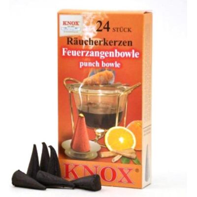 Knox, Räucherstäbchen, Räucherkerzen - Feuerzangenbowle 24 Stk., Kegel Knox, Räucherstäbchen, Räucherkerzen - Feuerzangenbowle 24 Stk., Kegel