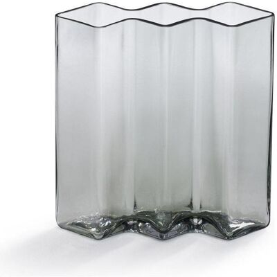 Born in Sweden, Vase, Vase 3-Reihen 22 cm grau Born in Sweden, Vase, Vase 3-Reihen 22 cm grau