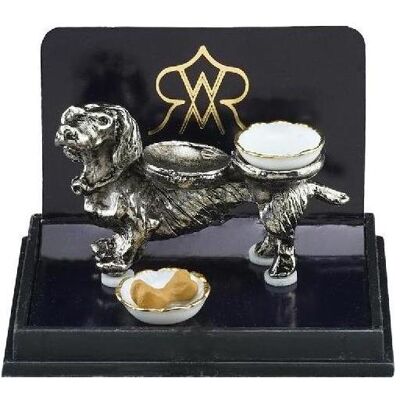 Reutter, Miniaturen, 001.420/5 - Hundefutternapfhalter, Miniatur im Massstab 1:12 Reutter, Miniaturen, 001.420/5 - Hundefutternapfhalter, Miniatur im Massstab 1:12