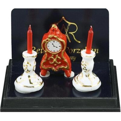 Reutter, Miniaturen, 001.603/5 - Kamindekoration, rot Reutter, Miniaturen, 001.603/5 - Kamindekoration, rot