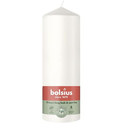 Bolsius, Kerzen, Stumpenkerze 200/68mm weiss (1 Stk.) Bolsius, Kerzen, Stumpenkerze 200/68mm weiss (1 Stk.)
