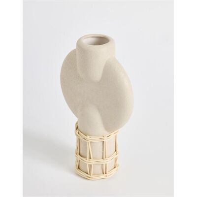Hanah Home, Vase, Cylinder Terracota Vase (1x) Hanah Home, Vase, Cylinder Terracota Vase (1x)
