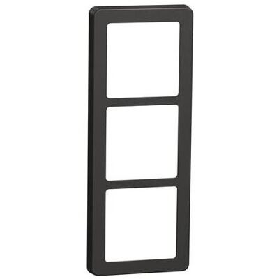 LK, Bilderrahmen, FUGA BASE 63 ramme inkl. monteringsramme 3x 1 modul, Koksgrå, DETAILFORPAKNING LK, Bilderrahmen, FUGA BASE 63 ramme inkl. monteringsramme 3x 1 modul, Koksgrå, DETAILFORPAKNING