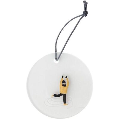 Räder, Christbaumschmuck, Glasanhänger „Schneetag“, Schlittschuhe Räder, Christbaumschmuck, Glasanhänger „Schneetag“, Schlittschuhe