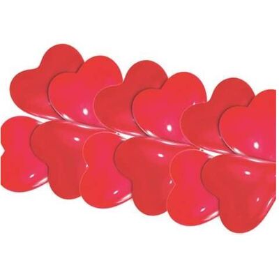 Amscan Luftballons Herz 20cm rot 10er (10x) Amscan Luftballons Herz 20cm rot 10er (10x)