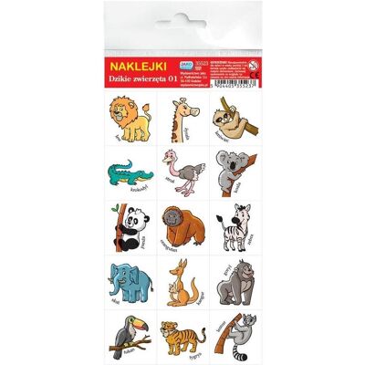 Teka, Sticker, Aufkleber. Wilde Tiere (15 Sticker) Teka, Sticker, Aufkleber. Wilde Tiere (15 Sticker)
