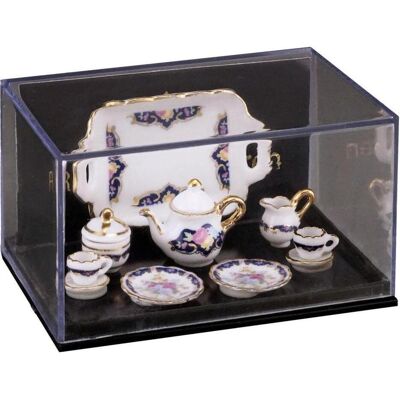 Reutter, Miniaturen, 111.361/6 - Miniatur, Teeset "Royal Blue" Reutter, Miniaturen, 111.361/6 - Miniatur, Teeset "Royal Blue"