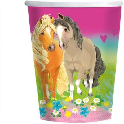Amscan, Einweggeschirr, Gobelets - Pretty Pony (8pcs) Amscan, Einweggeschirr, Gobelets - Pretty Pony (8pcs)