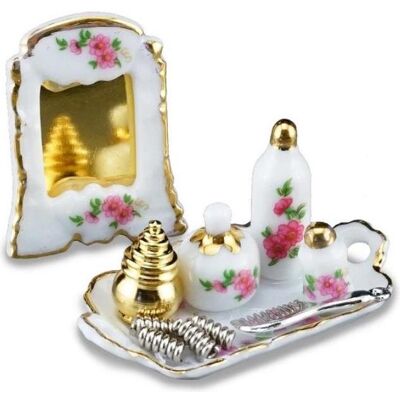 Reutter, Miniaturen, 001.678/5 - Schminkset, Miniatur Reutter, Miniaturen, 001.678/5 - Schminkset, Miniatur