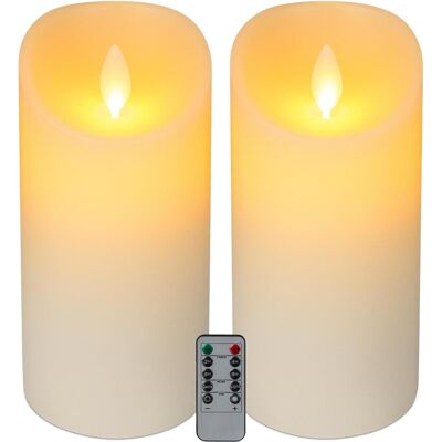 Relaxdays, LED Kerzen, 2x LED-Kerzen (2x) Relaxdays, LED Kerzen, 2x LED-Kerzen (2x)