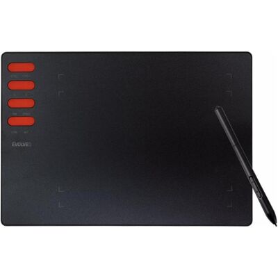 Evolveo Grafico T8, grafický tablet s osmi klávesami, Grafiktablett, Schwarz Evolveo Grafico T8, grafický tablet s osmi klávesami, Grafiktablett, Schwarz
