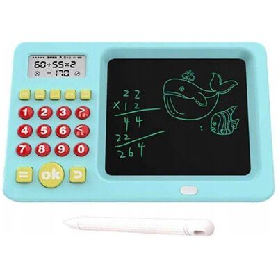 Xrec Tablet Rysunkowy Tablica LCD 5,2" Kolorowa Deska Kreślarska + Kalkulator / Niebieski (5.20"), Grafiktablett, Blau Xrec Tablet Rysunkowy Tablica LCD 5,2" Kolorowa Deska Kreślarska + Kalkulator / Niebieski (5.20"), Grafiktablett, Blau