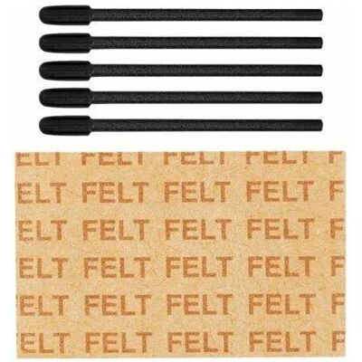 Wacom PRO PEN 3 FELT PEN NIBS 10PC/PA, Stylus Zubehör, Schwarz Wacom PRO PEN 3 FELT PEN NIBS 10PC/PA, Stylus Zubehör, Schwarz