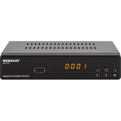 MegaSat HD 370 - Schwarz (DVB-S, DVB-S2), TV Receiver, Schwarz MegaSat HD 370 - Schwarz (DVB-S, DVB-S2), TV Receiver, Schwarz