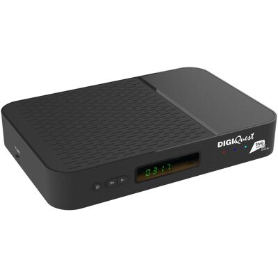 Digiquest Combo-4K-Decoder, Dreifach-Tuner DVB-T2/S2, tivùsat, Android TV (DVB-S2, DVB-T2), TV Receiver, Schwarz Digiquest Combo-4K-Decoder, Dreifach-Tuner DVB-T2/S2, tivùsat, Android TV (DVB-S2, DVB-T2), TV Receiver, Schwarz