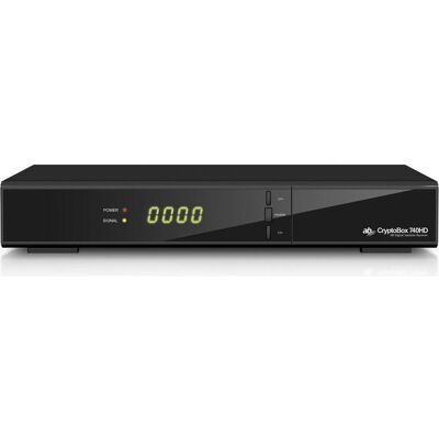 Abcom AB CryptoBox 740HD (DVB-S2, CI-Schacht), TV Receiver, Schwarz Abcom AB CryptoBox 740HD (DVB-S2, CI-Schacht), TV Receiver, Schwarz