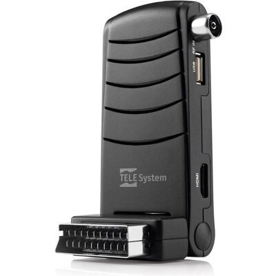 Telesystem TELE System TS6005 Stealth Terrestrial Full HD Schwarz (DVB-T, DVB-T2), TV Receiver, Schwarz Telesystem TELE System TS6005 Stealth Terrestrial Full HD Schwarz (DVB-T, DVB-T2), TV Receiver, Schwarz