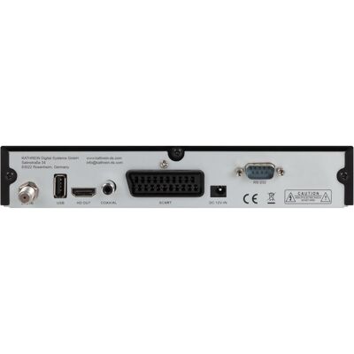 Kathrein UFS 400 (DVB-S, DVB-S2), TV Receiver, Schwarz Kathrein UFS 400 (DVB-S, DVB-S2), TV Receiver, Schwarz