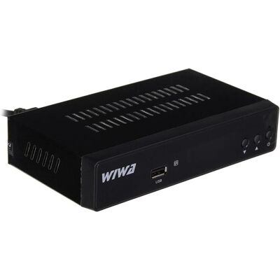 Wiwa Tuner TV H.265 2790Z (DVB-T HEVC/H.265 MPEG-4 AVC/H.264) (DVB-T, DVB-T2), TV Receiver, Schwarz Wiwa Tuner TV H.265 2790Z (DVB-T HEVC/H.265 MPEG-4 AVC/H.264) (DVB-T, DVB-T2), TV Receiver, Schwarz
