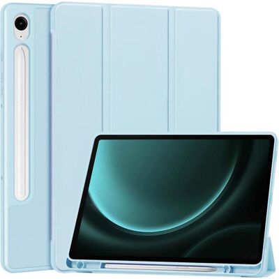 Techsuit - Flex Trifold (with Pencil Holder) - Samsung Galaxy Tab S9 / S9 FE / S10 FE - Sky Blue (Samsung Galaxy Tab S10 FE, Samsung Galaxy Tab S9, Samsung Galaxy Tab S9 FE), Tablet Hülle, Blau Techsuit - Flex Trifold (with Pencil Holder) - Samsung Galaxy Tab S9 / S9 FE / S10 FE - Sky Blue (Samsung Galaxy Tab S10 FE, Samsung Galaxy Tab S9, Samsung Galaxy Tab S9 FE), Tablet Hülle, Blau
