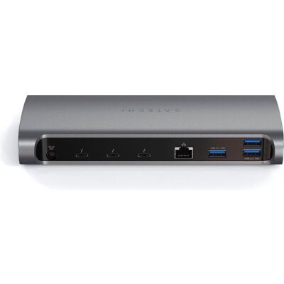 Satechi Thunderbolt 4 Dock (Thunderbolt, 11 Ports), Dockingstation + USB Hub, Grau Satechi Thunderbolt 4 Dock (Thunderbolt, 11 Ports), Dockingstation + USB Hub, Grau