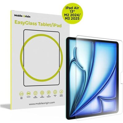 Mobile Origin EasyGlass iPad Air 13" M2 2024 /M3 2025 (1 Stk., Apple iPad Air 13 2024, Apple iPad Air 13 2025), Tablet Schutzfolie Mobile Origin EasyGlass iPad Air 13" M2 2024 /M3 2025 (1 Stk., Apple iPad Air 13 2024, Apple iPad Air 13 2025), Tablet Schutzfolie