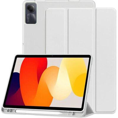 Techsuit - Flex Trifold (with Pencil Holder) - Xiaomi Redmi Pad SE 11 - Gray (Xiaomi Redmi Pad SE), Tablet Hülle, Grau Techsuit - Flex Trifold (with Pencil Holder) - Xiaomi Redmi Pad SE 11 - Gray (Xiaomi Redmi Pad SE), Tablet Hülle, Grau