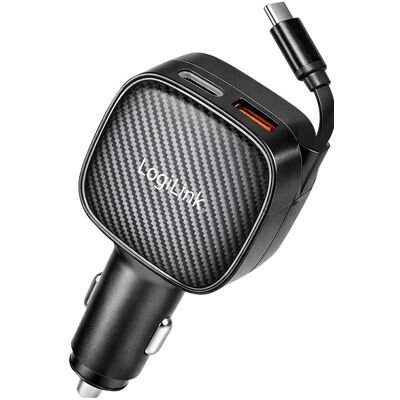 LogiLink Prüfen, Auto Adapter, Schwarz LogiLink Prüfen, Auto Adapter, Schwarz