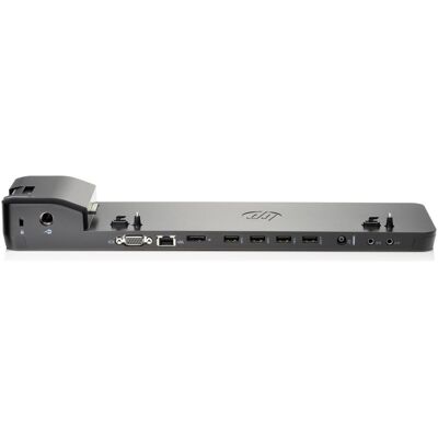 HP UltraSlim Docking Station (Docking Port, 9 Ports), Dockingstation + USB Hub, Schwarz HP UltraSlim Docking Station (Docking Port, 9 Ports), Dockingstation + USB Hub, Schwarz