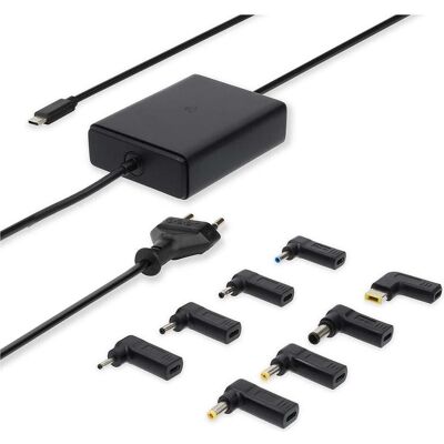 Nedis Notebook Adapter GaN 100 W 5 / 9 / 12 / 15 / 20 V DC 3.0 / 5.0 A Benutzt für: Notebo (100 W), Notebook Netzteil, Schwarz Nedis Notebook Adapter GaN 100 W 5 / 9 / 12 / 15 / 20 V DC 3.0 / 5.0 A Benutzt für: Notebo (100 W), Notebook Netzteil, Schwarz