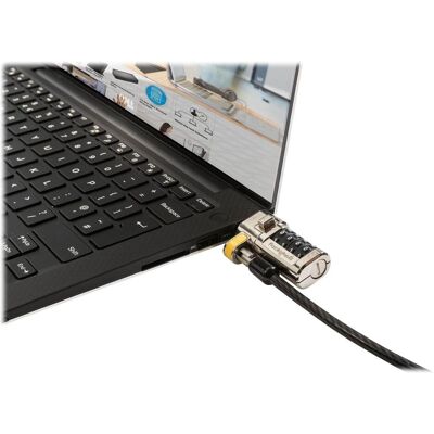 Dell cable lock Black, Chrome 1.8 m, Notebook Security, Schwarz Dell cable lock Black, Chrome 1.8 m, Notebook Security, Schwarz