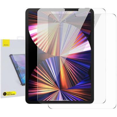 Baseus Tempered Glass 0.3mm for iPad 12.9" (2pcs) (2 Stk., Apple iPad Pro 12.9 2021), Tablet Schutzfolie Baseus Tempered Glass 0.3mm for iPad 12.9" (2pcs) (2 Stk., Apple iPad Pro 12.9 2021), Tablet Schutzfolie