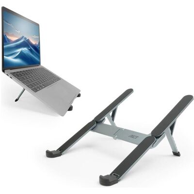 ACT Foldable laptop stand, aluminium, Notebook Ständer, Grau ACT Foldable laptop stand, aluminium, Notebook Ständer, Grau