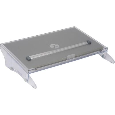 Bakker Elkhuizen BNEFDESK640CR BAKKER, Notebook Ständer, Transparent, Grau Bakker Elkhuizen BNEFDESK640CR BAKKER, Notebook Ständer, Transparent, Grau