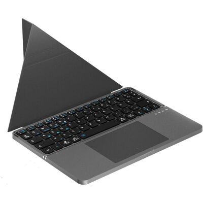 4smarts Universal Wireless Tastatur Foldable QWERTZ (DE), Tablet Tastatur, Silber, Grau 4smarts Universal Wireless Tastatur Foldable QWERTZ (DE), Tablet Tastatur, Silber, Grau